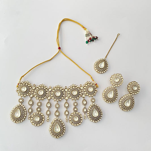 Bridal Polki Necklace Set