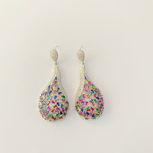 Multi Stone Earring