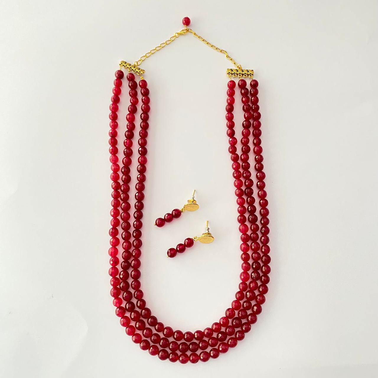 Ruby Stone Necklace