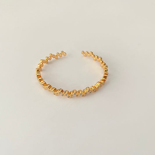 Openable Rose Gold Plated Bracelet