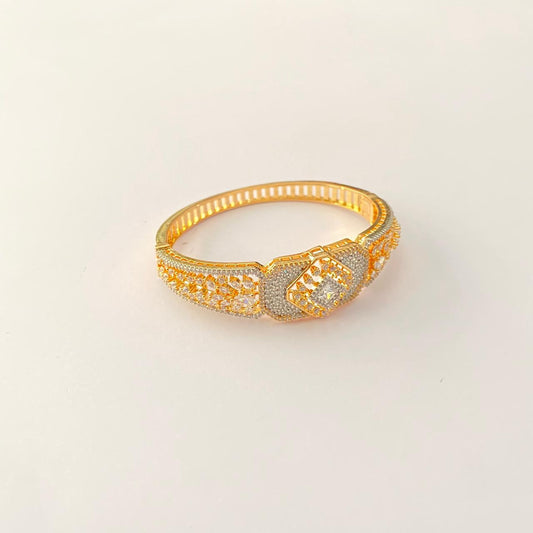 Diamond Gold Plated Classic Bracelet