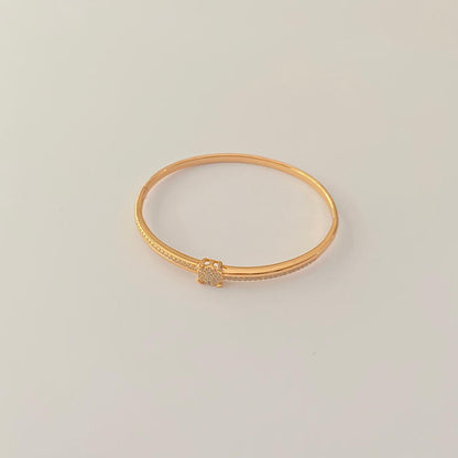 Gold Plated Diamond classic Bracelet