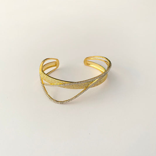 Gold Plated Diamond Bracelet