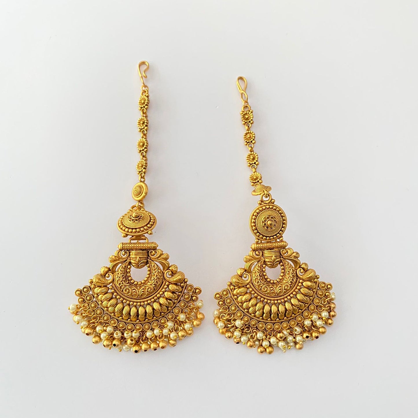 Gold Plated Kaan Chain Earring