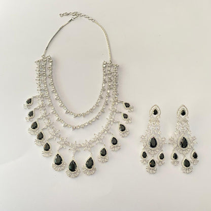 Black Diamond Classic Latest Design Necklace set