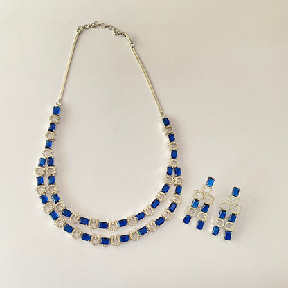 Blue Diamond Necklace