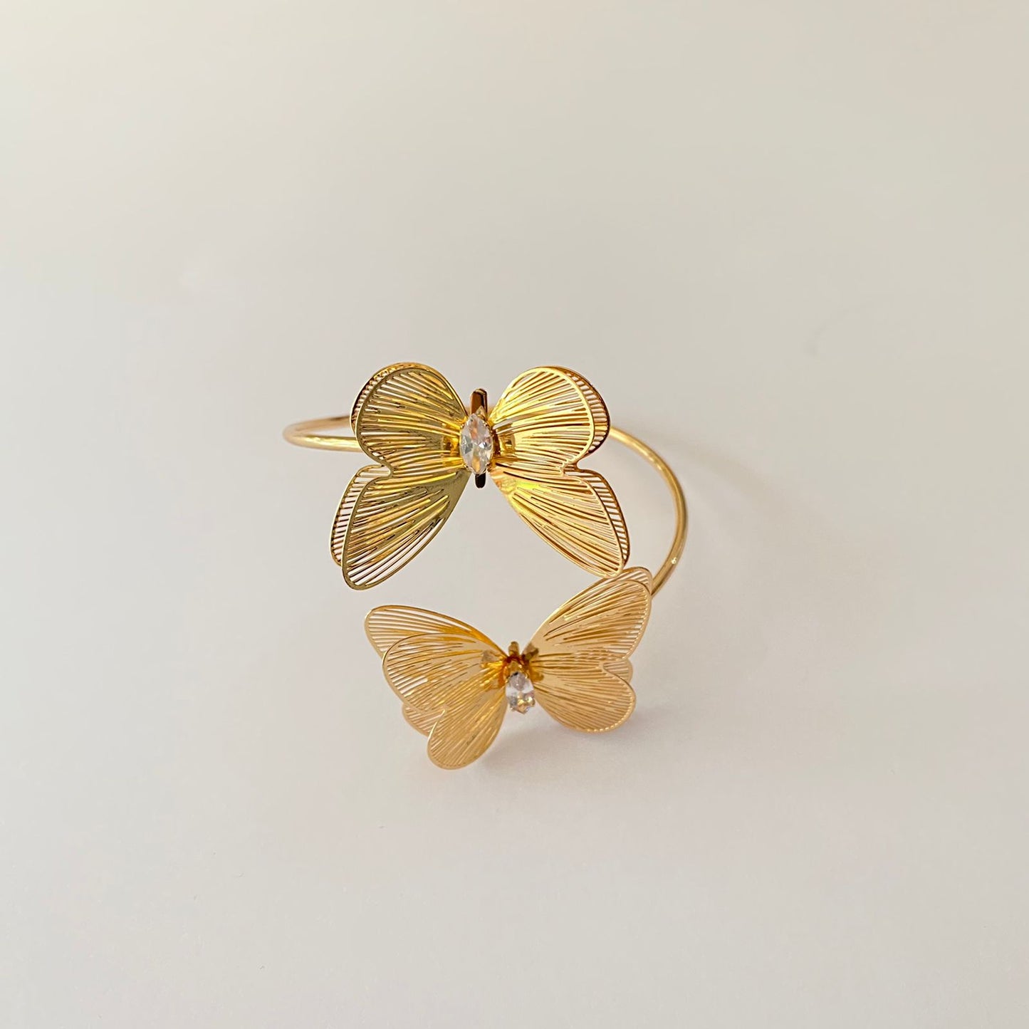 Butterfly Design Gold Plated Bracelet