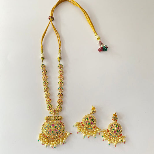 Multi Jadau Necklace Set