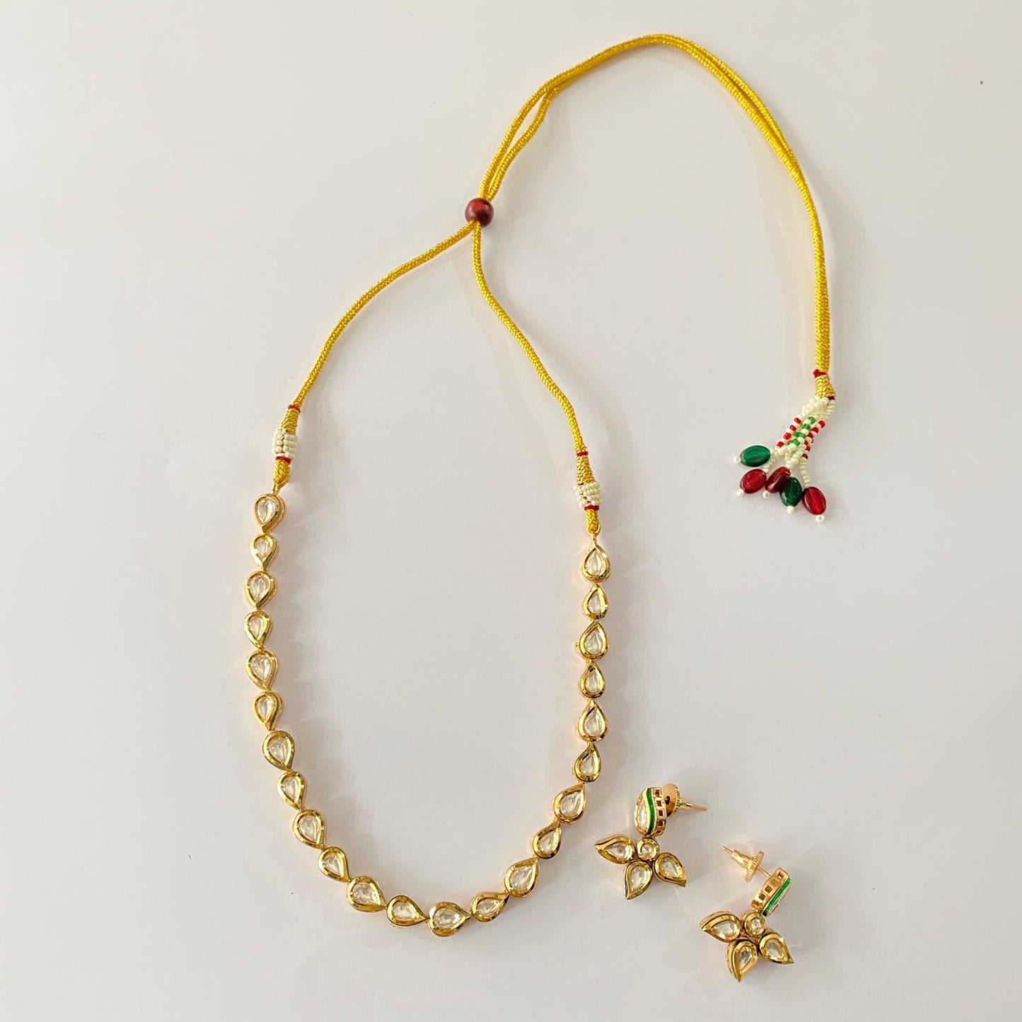 Polki Single Line Kundan Necklace