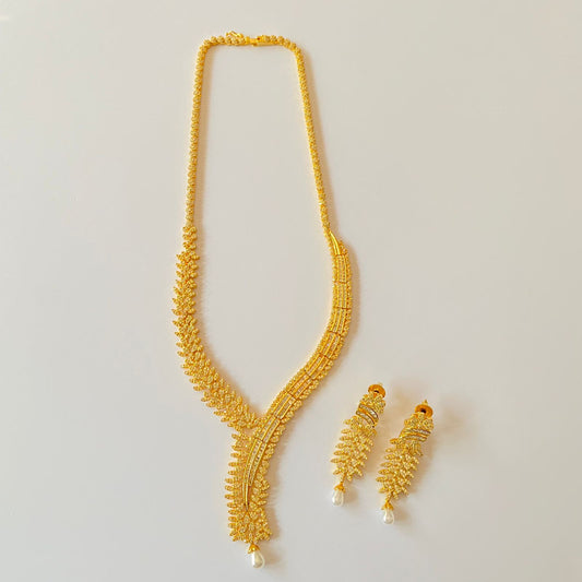 Gold Plated New Design Necklace Set