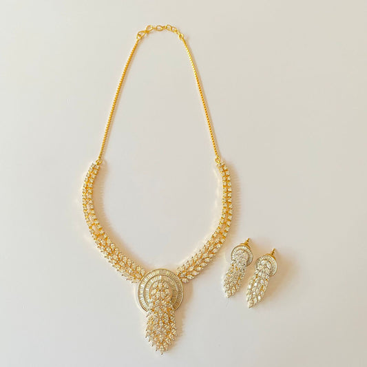 Classic New Design Gold Plated Necklace Set