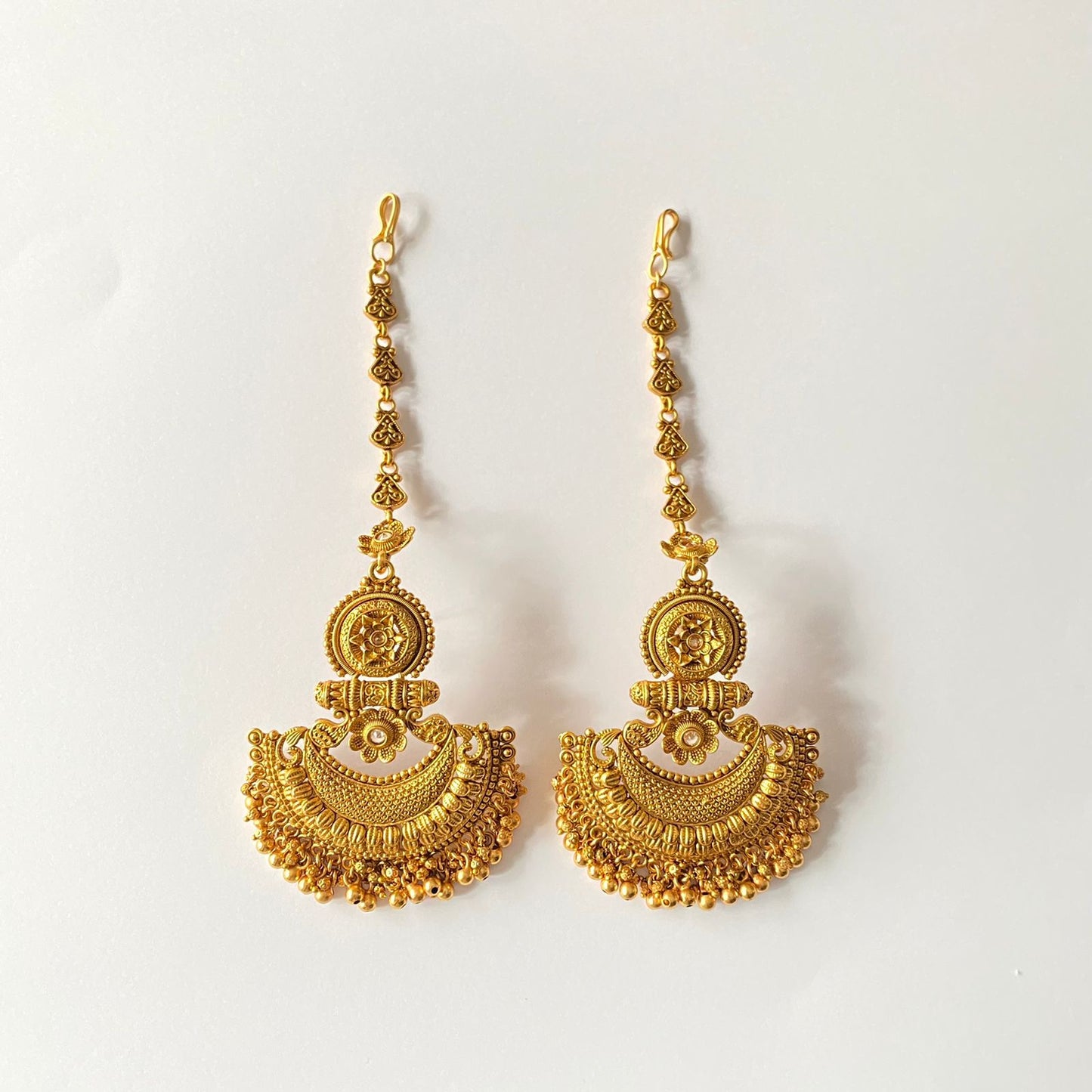 Gold Plated Kaan Chain Earring