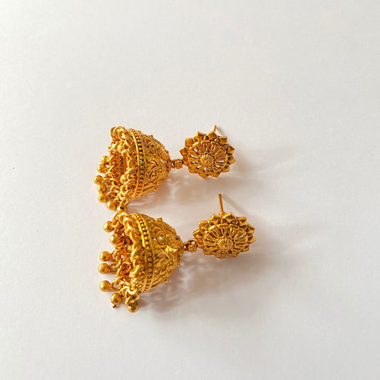 Gold Plated Jhumka Earring