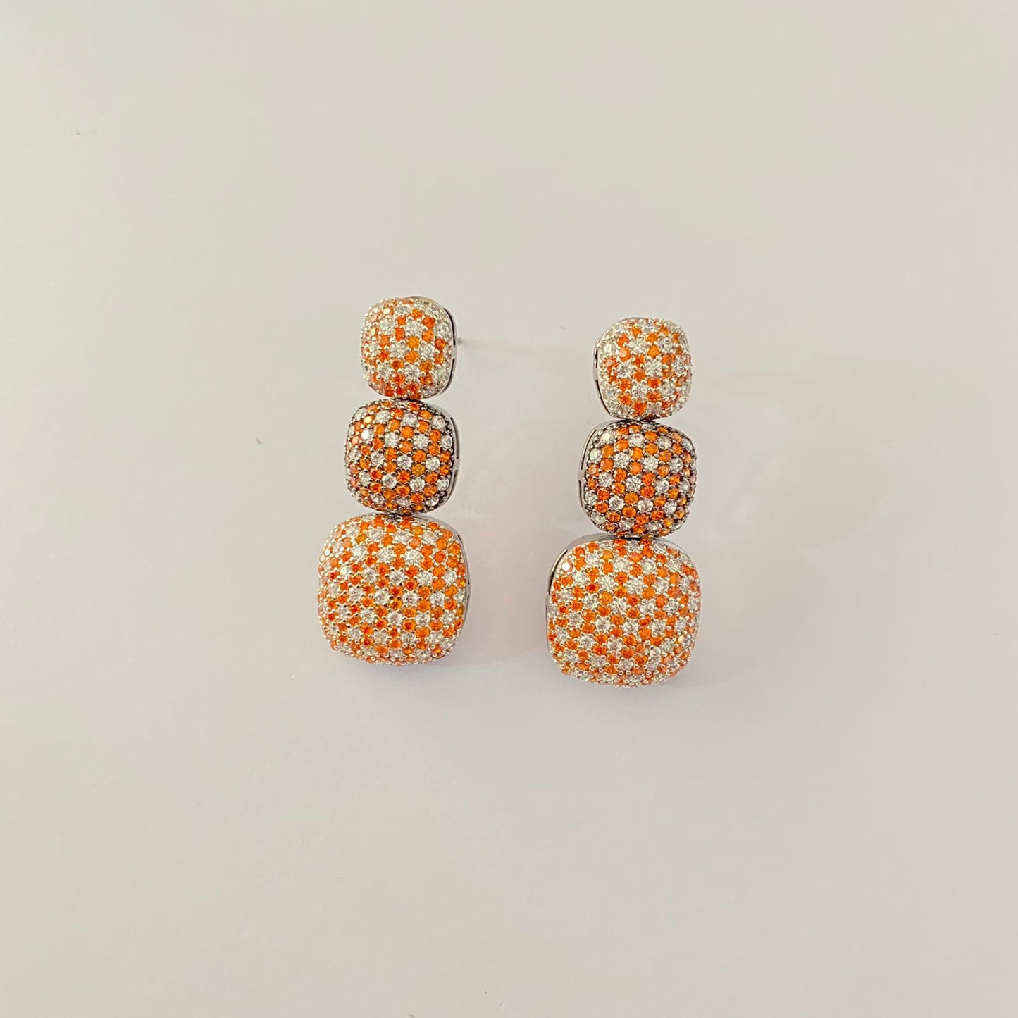 Western Orange Victorian Polishing Earring