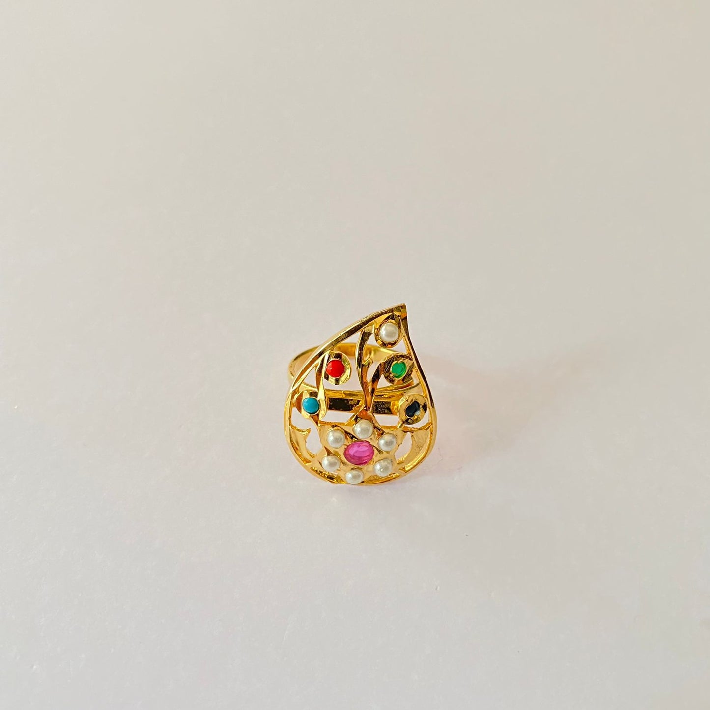 New Design Multi Jadau Ring