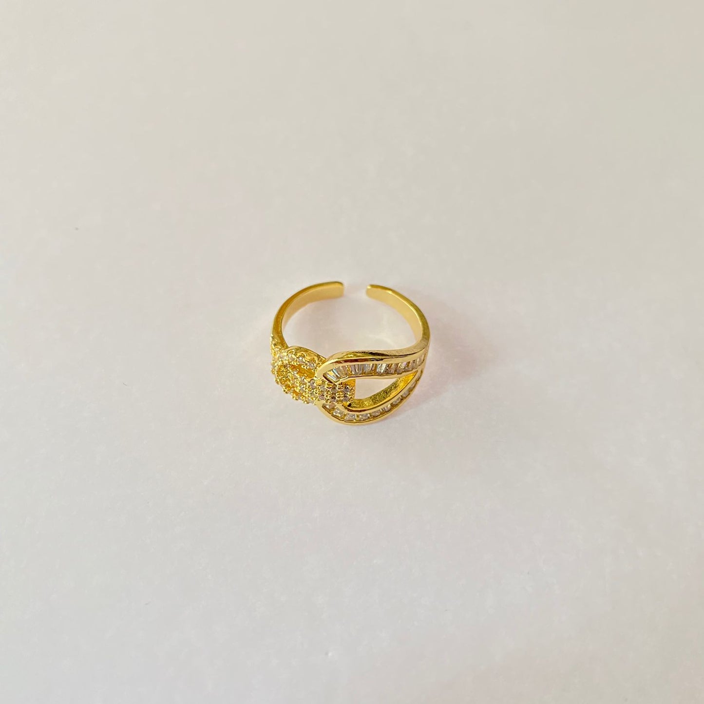 Gold Plated Diamond Ring