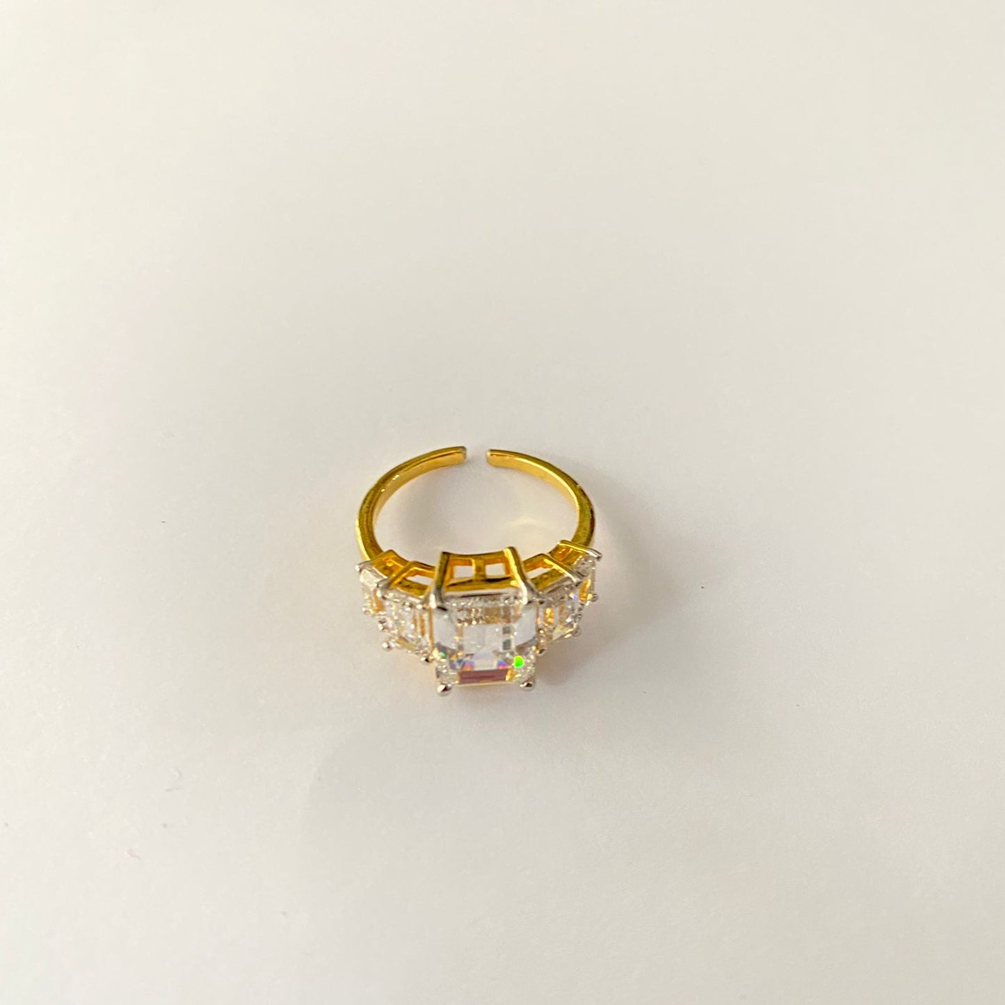 Gold Plated Pure Silver 92.5 Ring