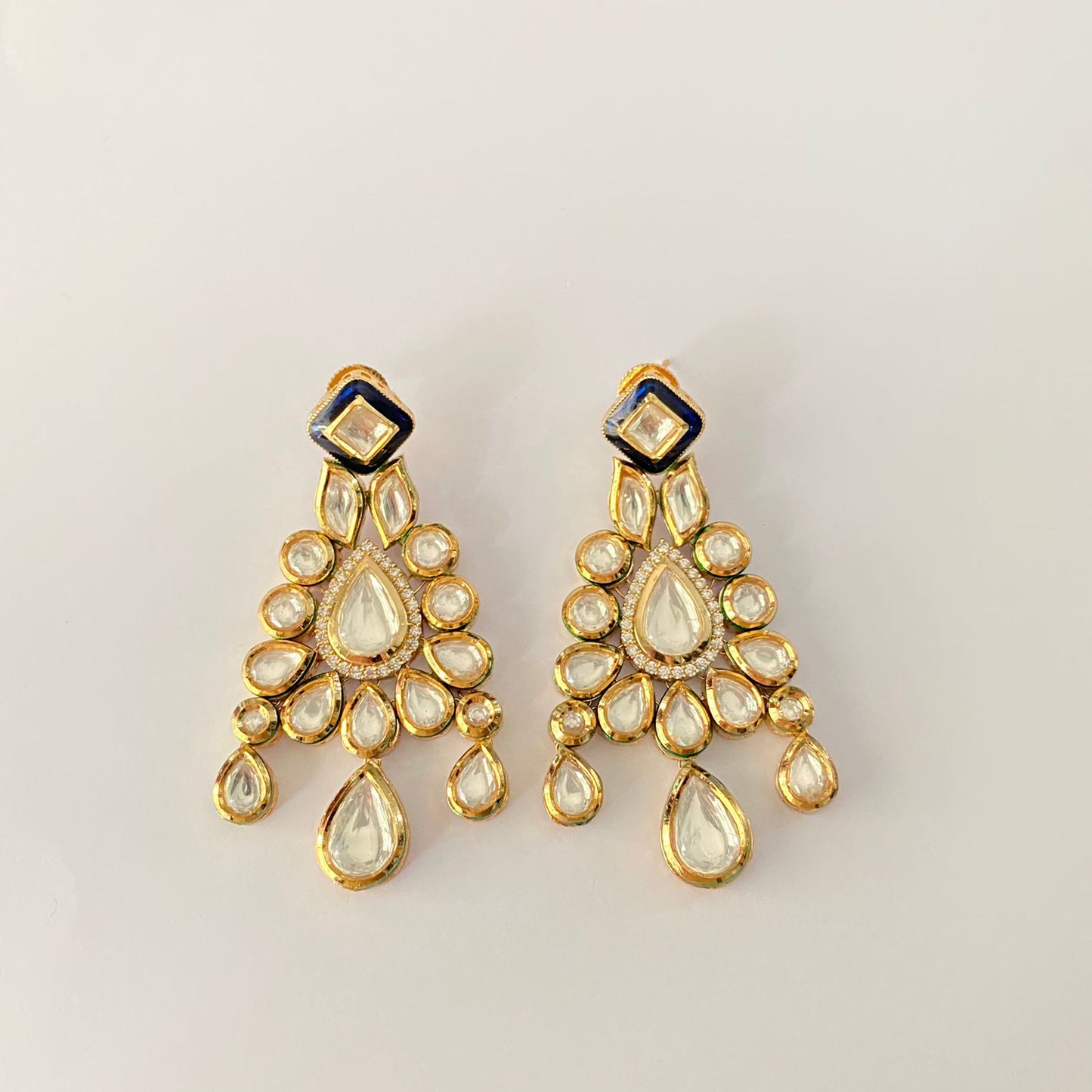 Gold Plated Kundan Earring