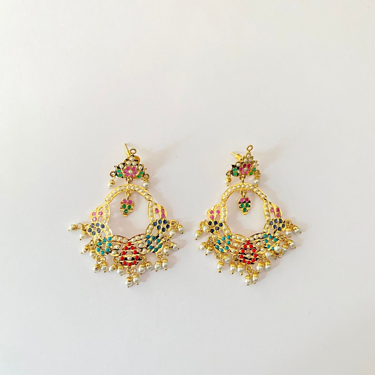 Multi Jadau Earring