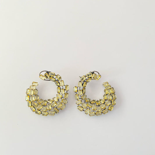 Oxidised Diamond Stud
