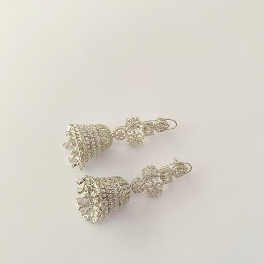 Gold Plated Diamond Jhumka