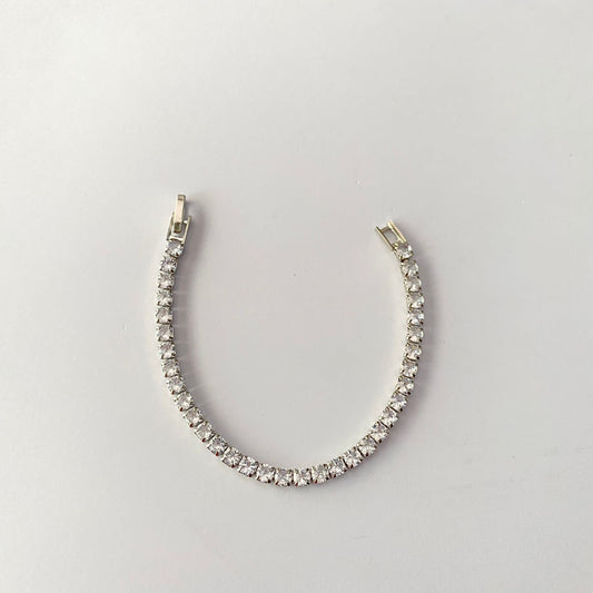 Silver Plated Tennis Bracelet