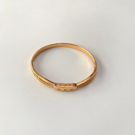 Gold Plated Sleek Bracelet