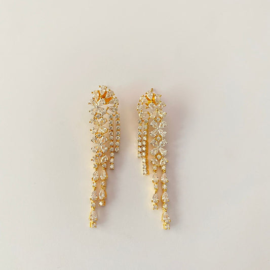 Gold Plated Diamond Earring