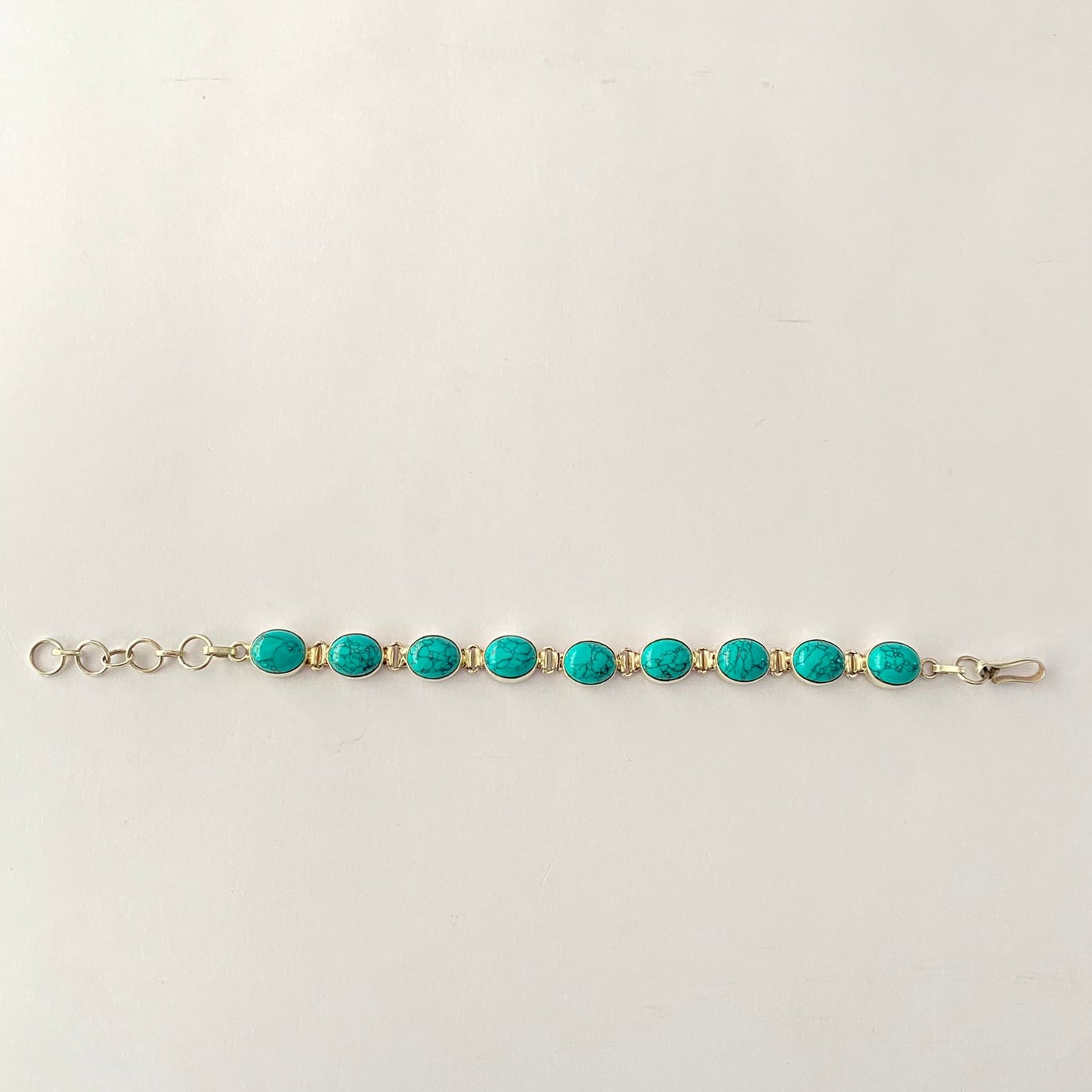 Firoza Pure Silver Bracelet Rakhi