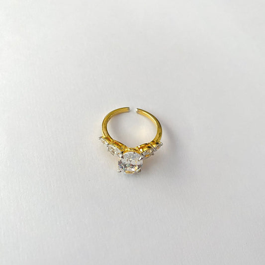 Gold Plated Pure Silver Ring
