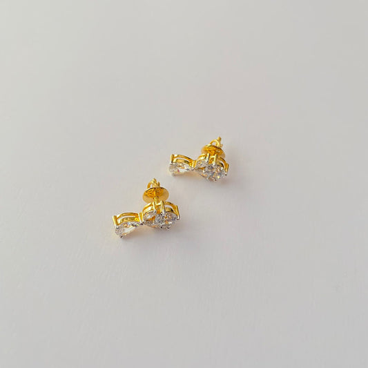 Gold Plated Pure Silver Earring.