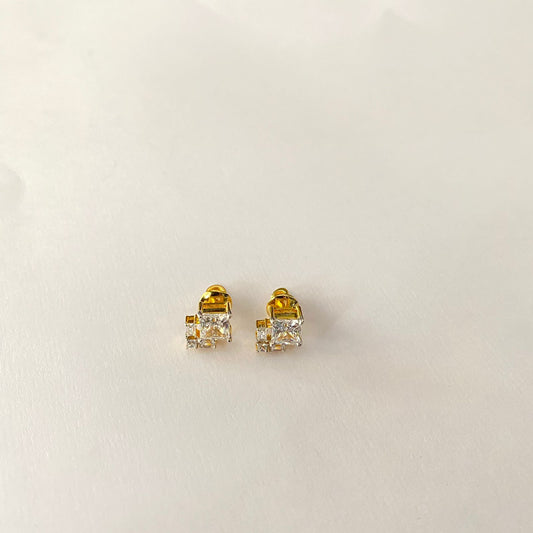 Gold Plated Pure Silver Earring