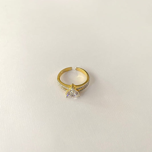 Gold Plated Pure Silver Ring