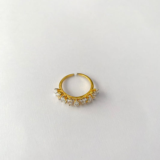 Gold Plated Pure Silver Ring