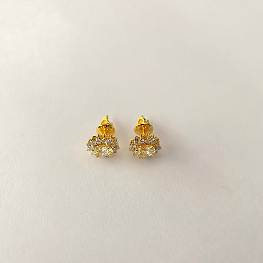 Gold Plated Pure Silver 92.5 Earring