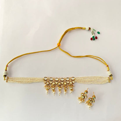Gold Plated Kundan Choker Set