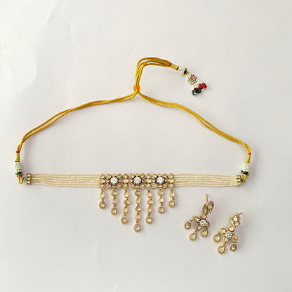 Moissanite Kundan Choker Set