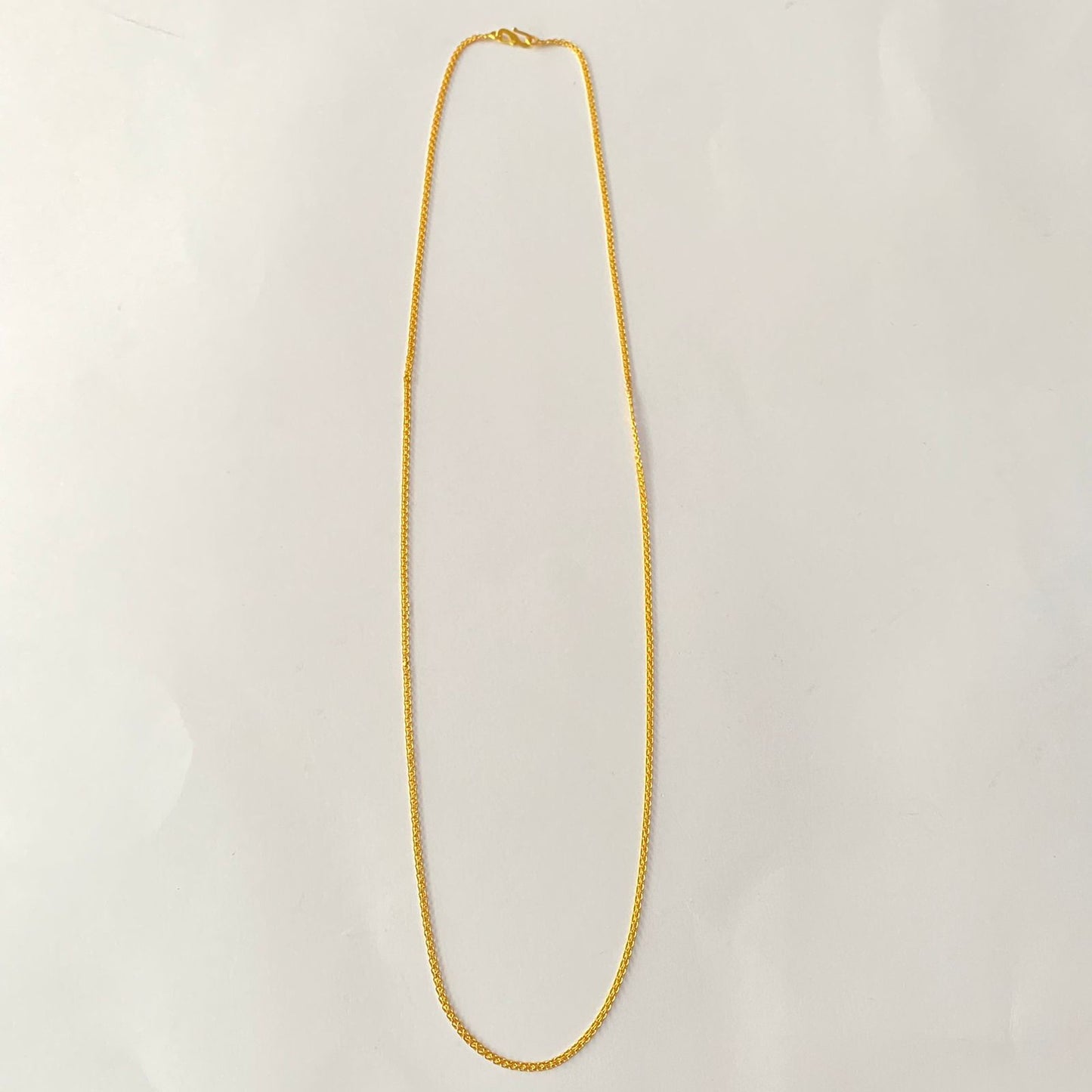 Gold Plated Long Sleek Chain