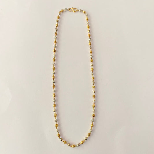 Gold Plated Matar Ball Chain