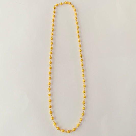 Gold Plated Matar Ball Chain