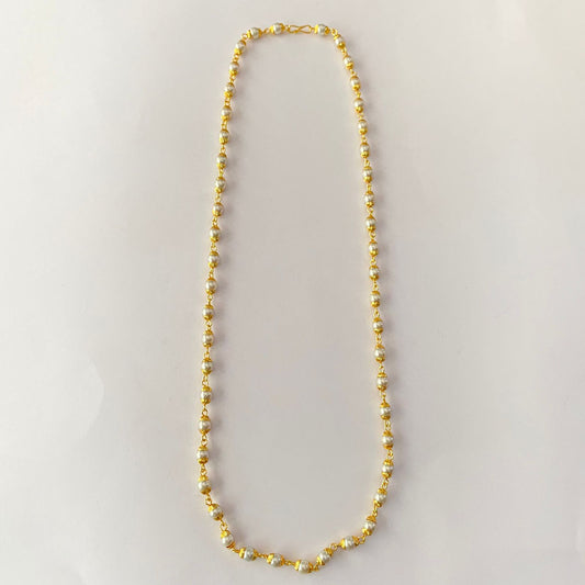 Gold Plated Matar Ball Chain