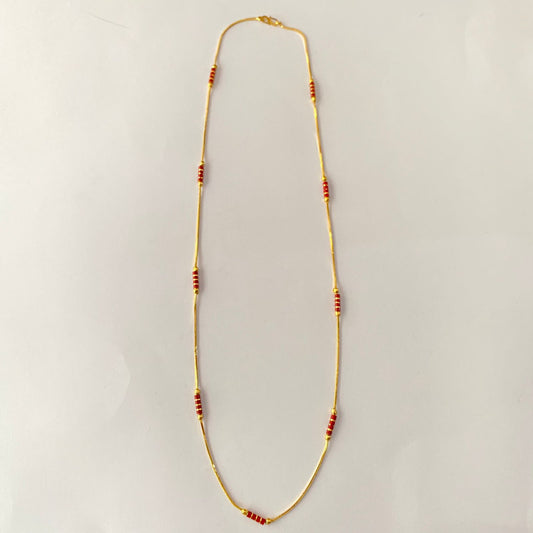 Red Gold Plated Chain