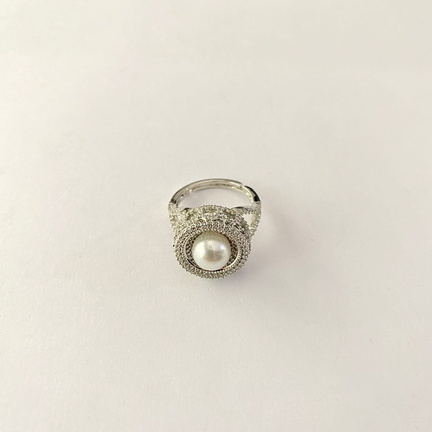 Peral Silver Plated Ring