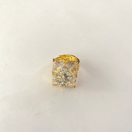 Gold Plated Diamond Ring
