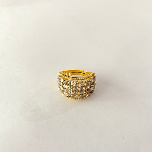 Diamond Gold Plated Ring