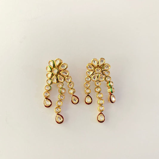 Kundan Gold Plated Earring