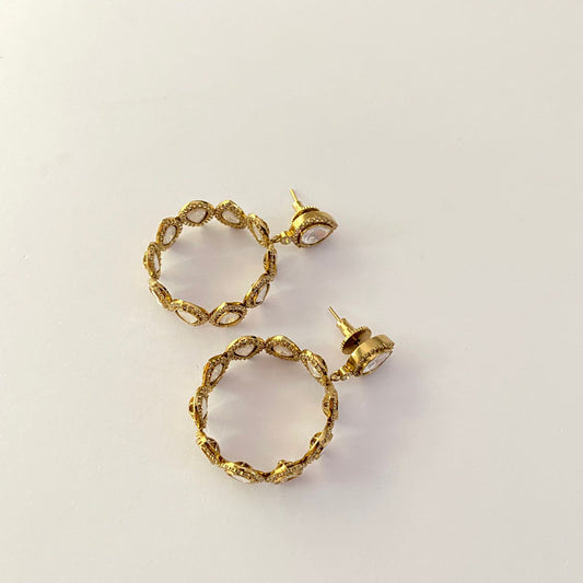 Polki Antique Gold Bali