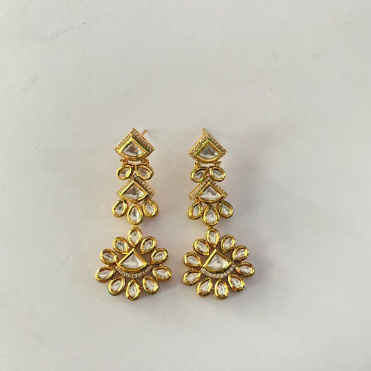 Kundan Gold Plated Earring