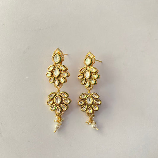 Kundan Gold Plated Earring