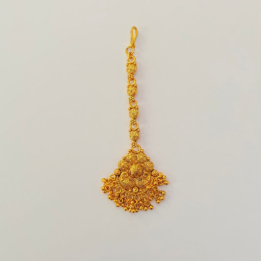 Temple look Antique Gold Plated Mangtika